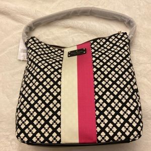 KATE SPADE MEDIUM SERENA CLASSIC NOEL PINK SHOULDER BAG